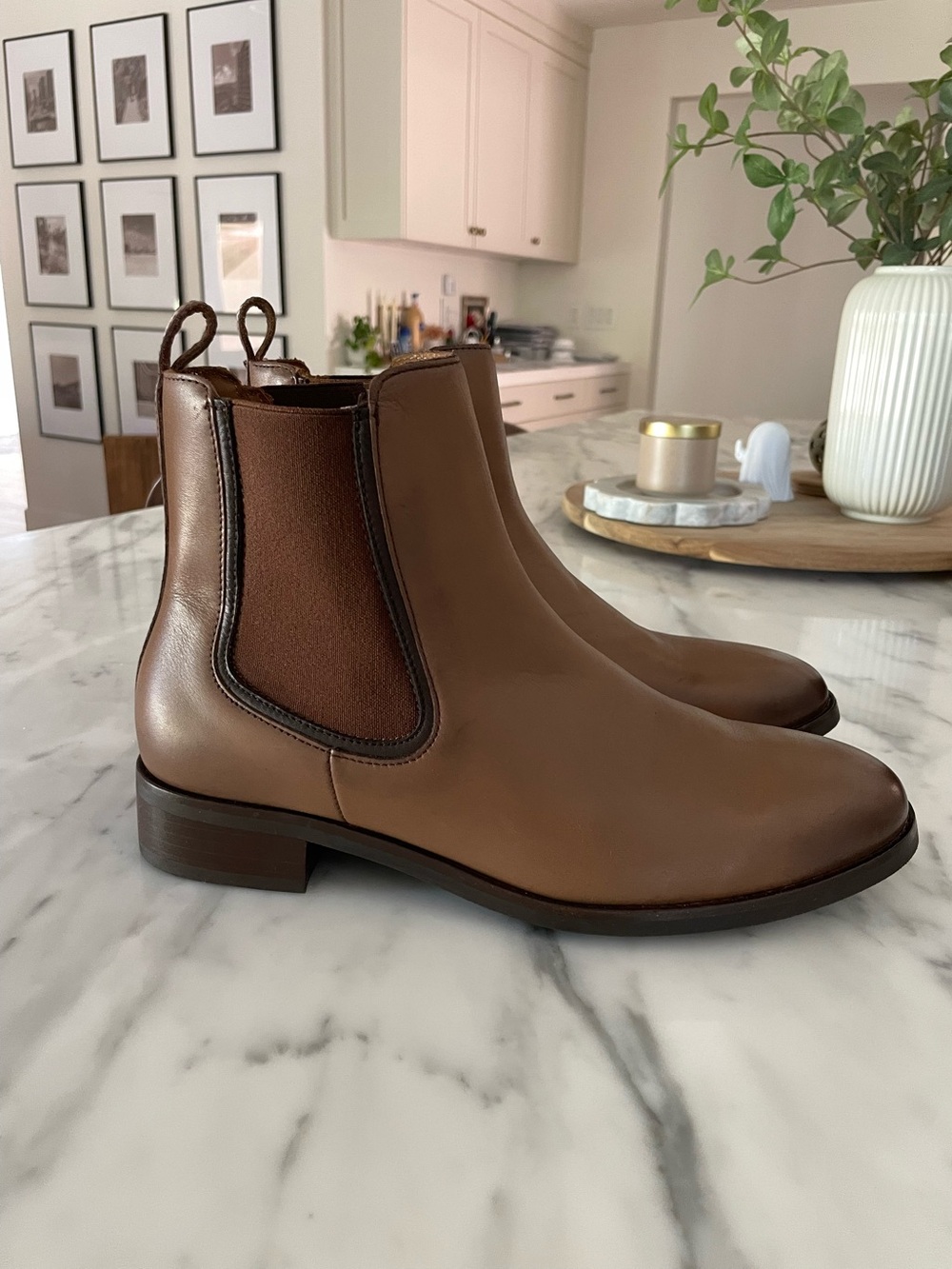 Thursday Duchess Chelsea Boot  Brown Leather